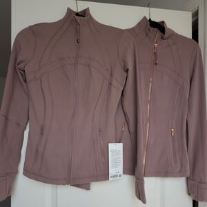 Lululemon twilight rose full length define jacket